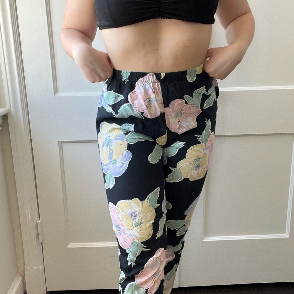 Vintage Floral Pants